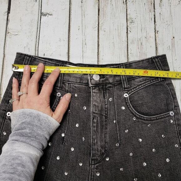 Anthopologie Pilcro Ultra High Rise jeans Beaded / jeweled **host pick** - Picture 13 of 14